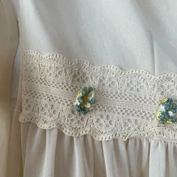 Vintage Union Made in USA Long Dressing Gown Nylon Size XXS/XS - Picture 9 of 14